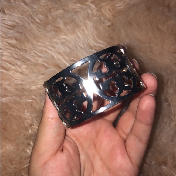Tory Burch Silver Cuff Bracelet - Picture 2 of 3